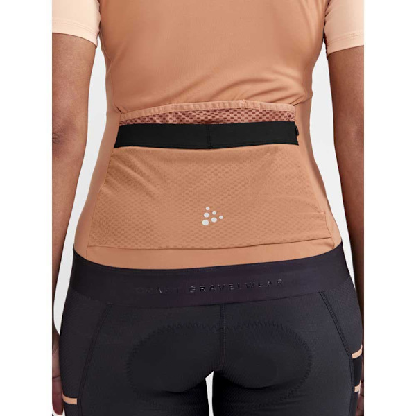 Craft Kortärmad Gruströja Pro Gravel Orange M Kvinna