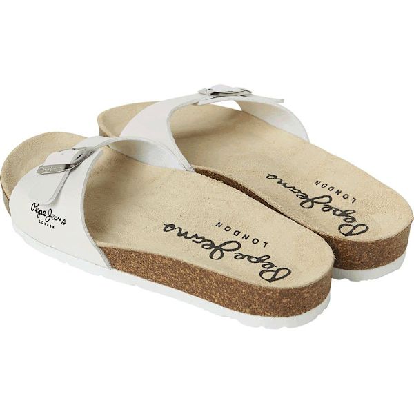 Pepe Jeans Sandaler Oban Nacar Vit EU 38 Kvinna