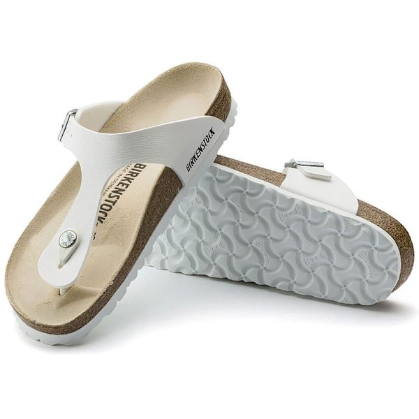 Birkenstock Giez Birko-flor Sandaler Vit EU 43 Kvinna