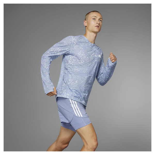 Adidas Own The Run Climacool 3 Stripes Pitkähihainen T-paita  M Mies