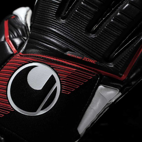 Uhlsport Målmandshandsker Powerline Supersoft Rød,Sort 10