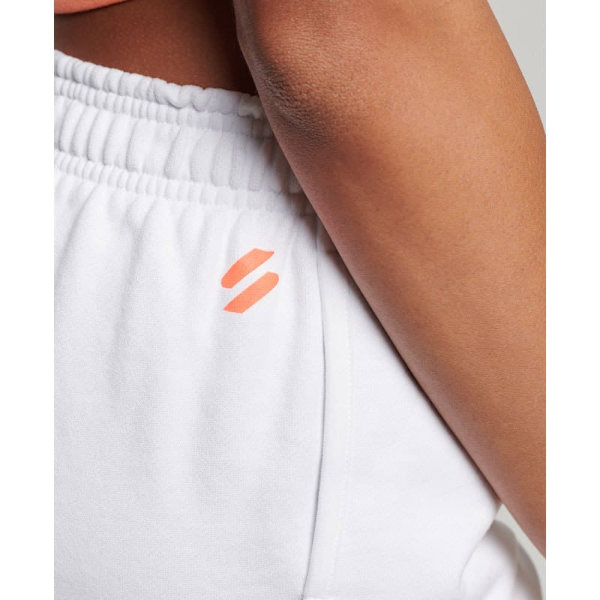 Superdry Shorts Code Core Sport Sweatshort Vit L Kvinna