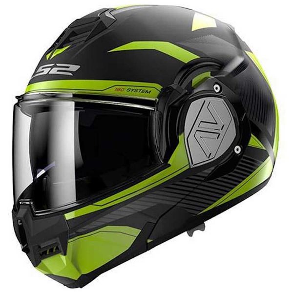 Ls2 Modulær Hjelm Ff906 Advant Revo Sort 3XL