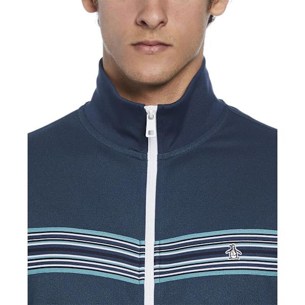 Original Penguin Chest Stripe Tape Træningsjakke  L Mand