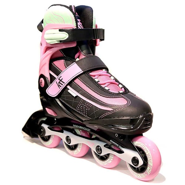Krf Inline Skøjter Vipink Sort,Rosa EU 34-37