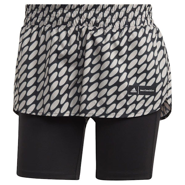 Adidas Shorts Marimekko 2 In 1 Brun,Sort XS Kvinde