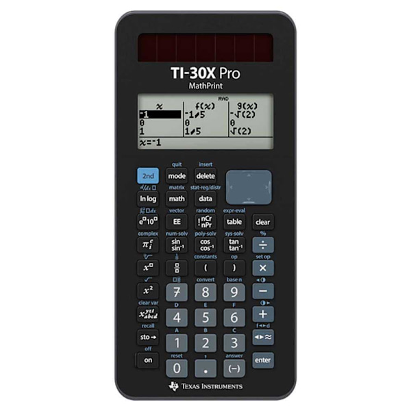 Texas Instruments Videnskabelig Regnemaskine Ti 30x Pro Søvfarvet