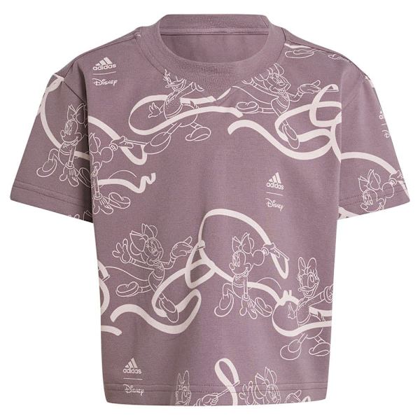 Adidas Disney Minie&daisy Tee Träningsdräkt Lila,Rosa 6-7 Years Flicka