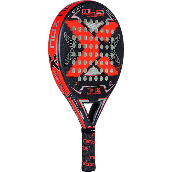 Nox Padel-maila Ml10 Pro Cup Rough Surface Edition Hopeinen 360-375 gr