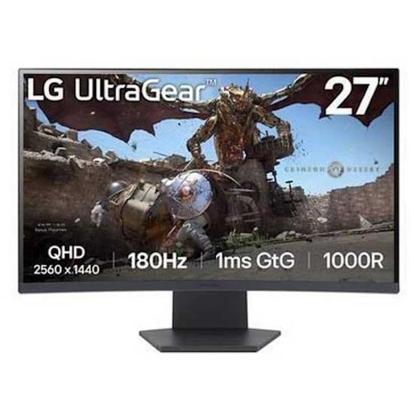 Lg Ultragear 27gs60qc-b 27´´ Qhd Va Led 180hz Skärm Svart
