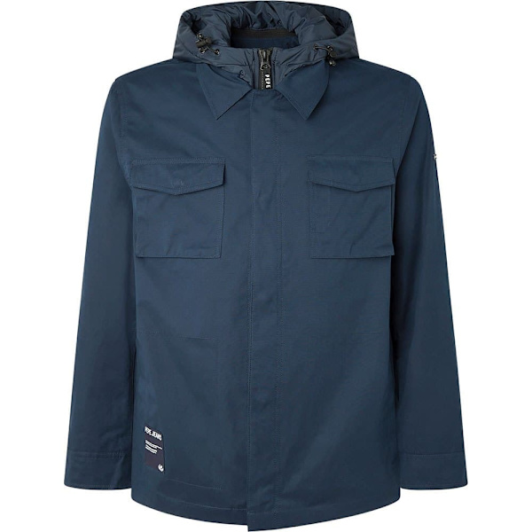 Pepe Jeans Parka Carson Blå S Mand