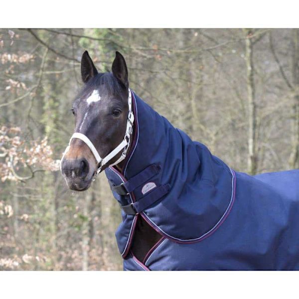 Equitheme Vattentätt Halsskydd Tyrex 1200 D Polyfil 200g Blå Cob