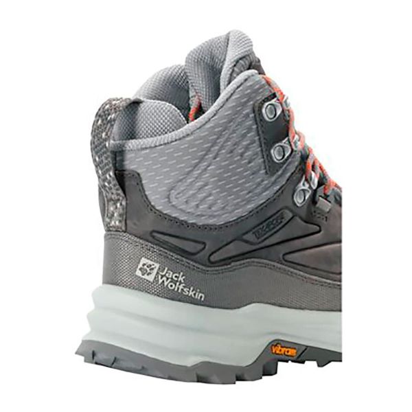 Jack Wolfskin Cyrox Texapore Mid Vandringskängor Grå EU 37 1/2 Kvinna