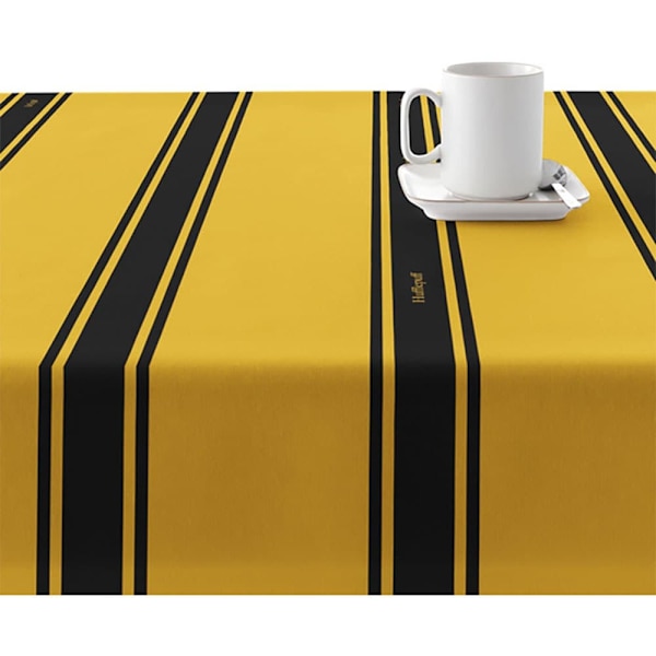 Play Fabrics Hufflepuff Basic Fläckresistent Laminerad Touchhartsduk 200x140 Cm