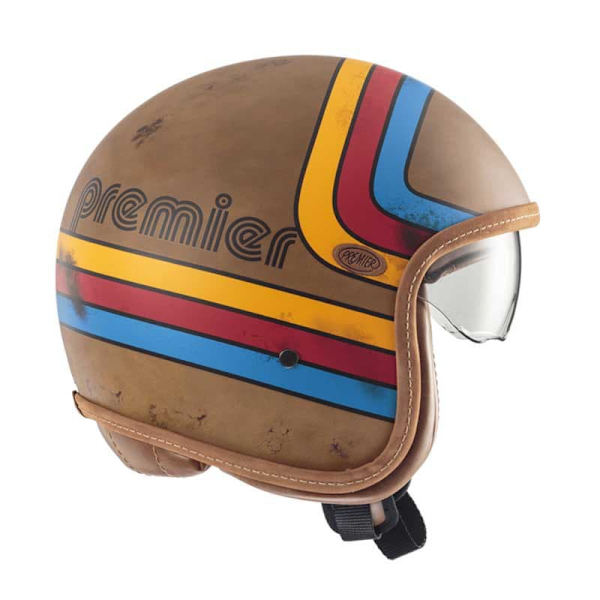 Premier Helmets Avaa Kasvokypärä 23 Vintageplatin Ed. Bos Ex Bm 22.06 Ruskea L