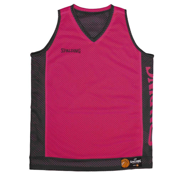 Spalding Reversible ærmeløs T-shirt Sort,Rosa L Mand