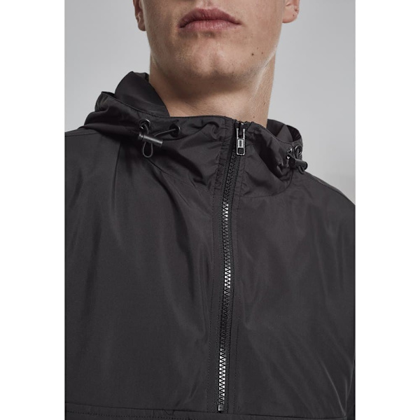 Urban Classics Parka Basic Pull Over Sort L Mand