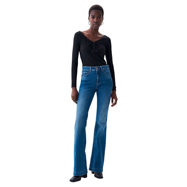 Salsa Jeans Push In Secret Glamor Flare Jeans Blå 28 / 34 Kvinna