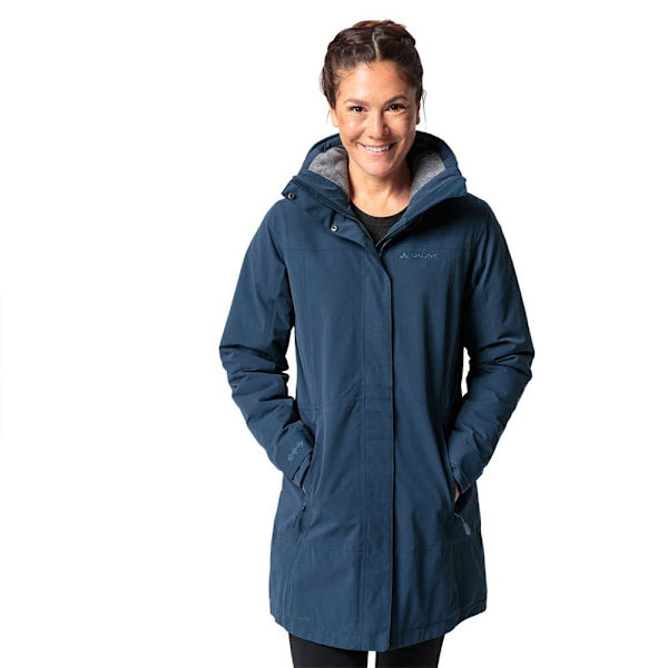 Vaude Skomer Wool Ii Parka Sininen 38 Nainen