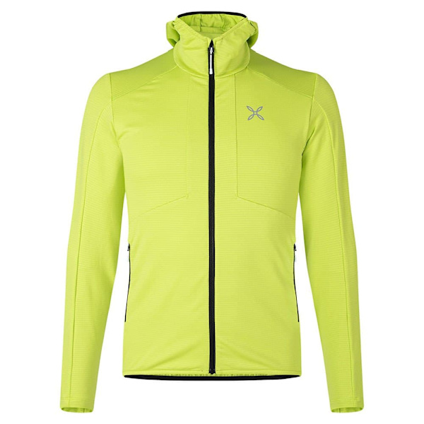 Montura Full Dragkedja Fleece Kristall Grönt XL Man