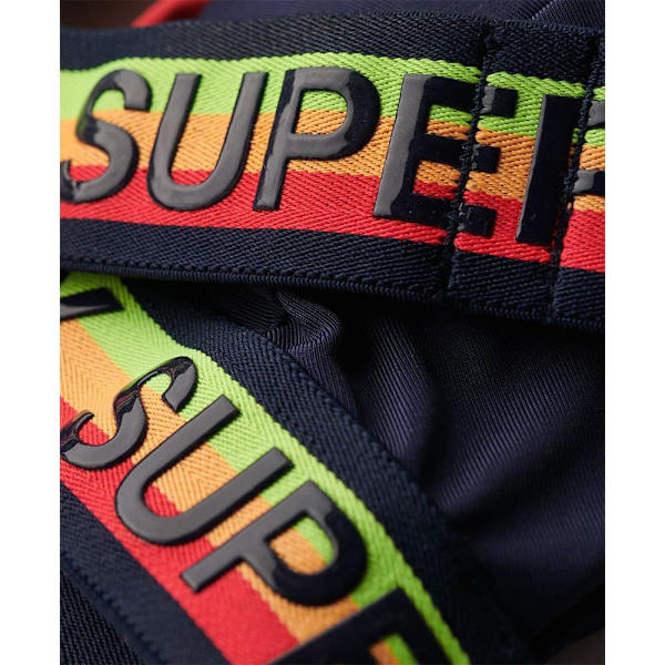 Superdry Bikinitopp Logo Triangle Blå M Kvinna