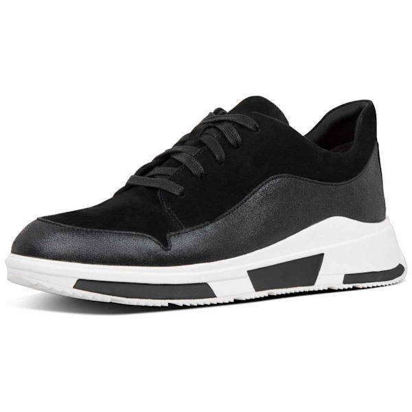Fitflop Freya Suede Sko Sort EU 36 Kvinde