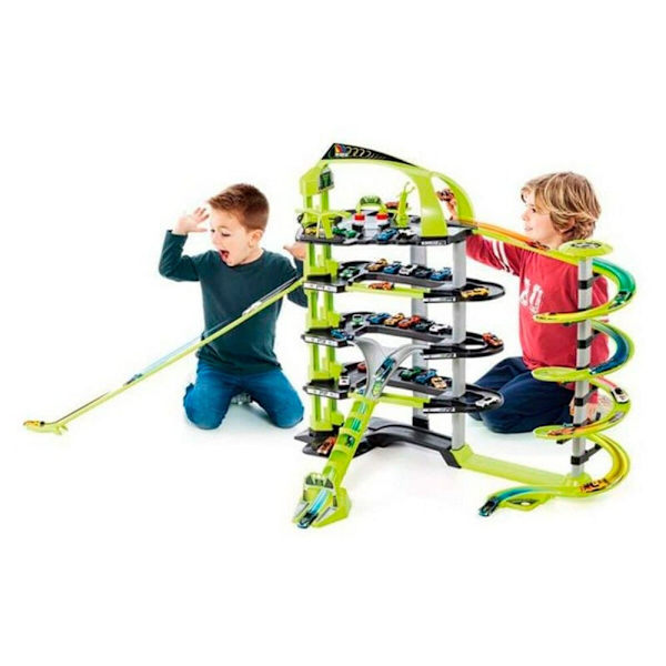 Molto Gulve Parking 5 152 Cm Lang Inkluderer 5 Biler Blå