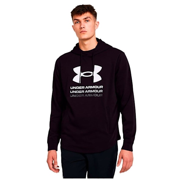 Under Armour Hættetrøje Rival Terry Graphic Sort M / Regular Mand