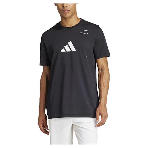 Adidas Padel G Lyhythihainen T-paita Musta XS Mies