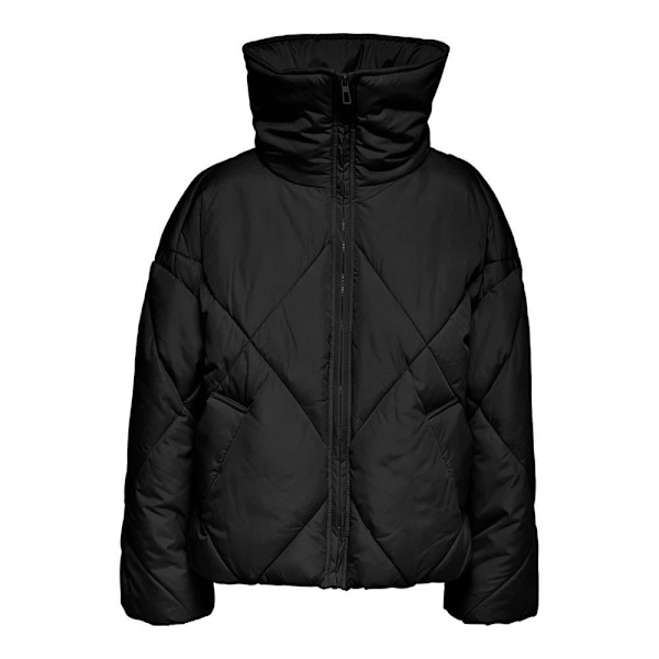 Only Täcka Tamara Short Quilted Svart L Kvinna