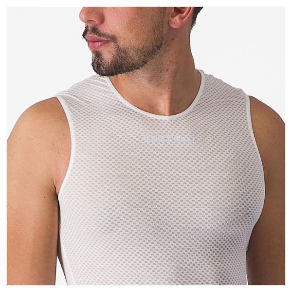Castelli Ärmlös Baslager Pro Mesh 2.0 Vit S Man