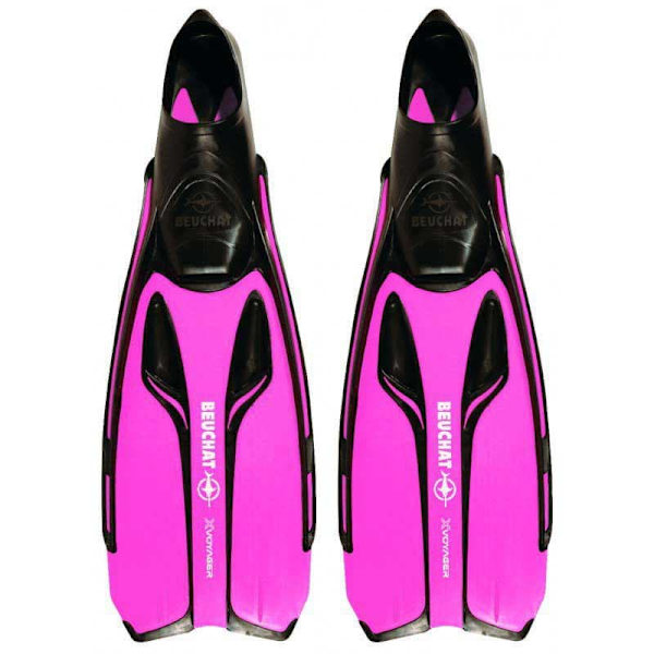 Beuchat Snorkelfinner X-voyager Sort,Rosa EU 32-33