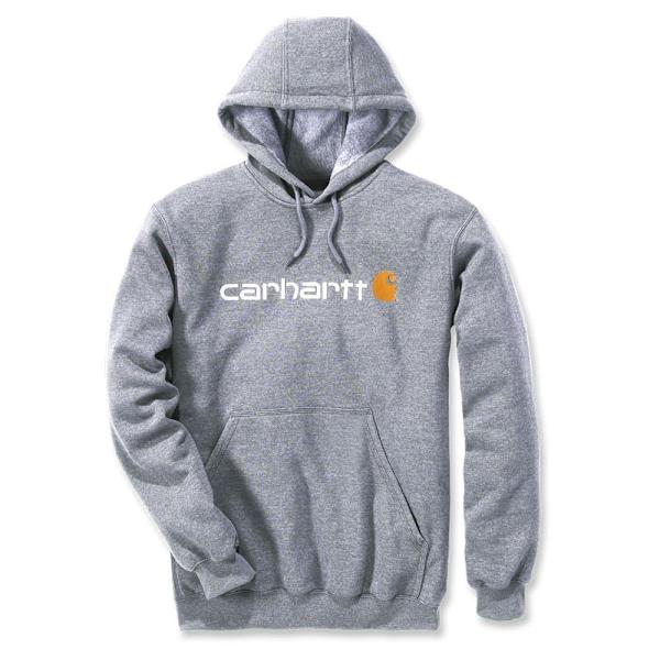 Carhartt Loose Fit Hættetrøje Logo Grå XL