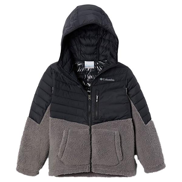 Columbia Jakke Powder Lite™ Novelty Grå L Dreng