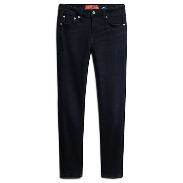 Superdry Vintage Mid Rise Skinny Jeans Svart 32 / 30 Kvinna