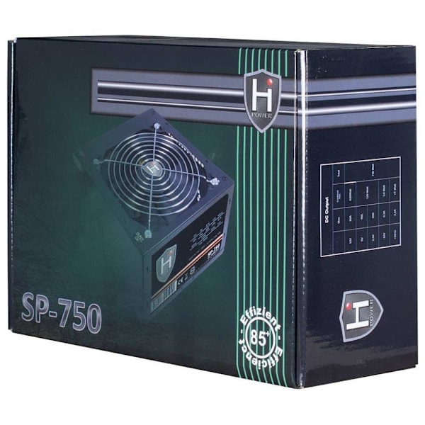 Inter-tech Strømforsyning Sp-750 750w Sort