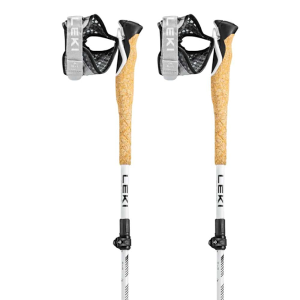 Leki Polacker Cross Trail Fx Superlite Compact Vit 100-120 cm
