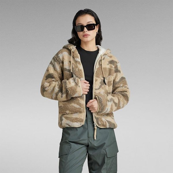 G-star Jacka Teddy Beige M Kvinna