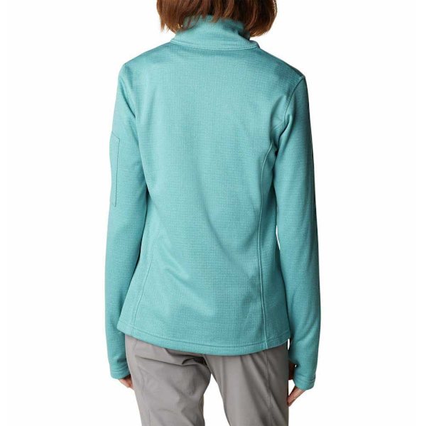 Columbia Halv Blixtlåsfleece Park View™ Grid Blå XL Kvinna