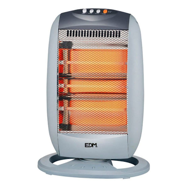 Edm Kvarts Komfur Estilo 1200w Grå One Size / EU Plug