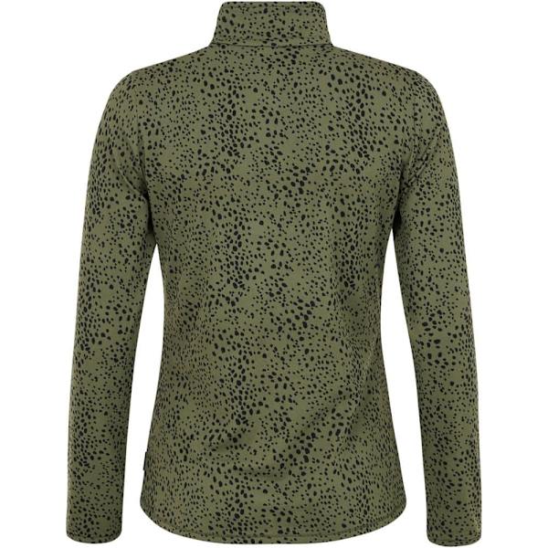 Protest Prtgrenada 1/4 Lynlås Lang Ærme T-shirt Grøn M Kvinde