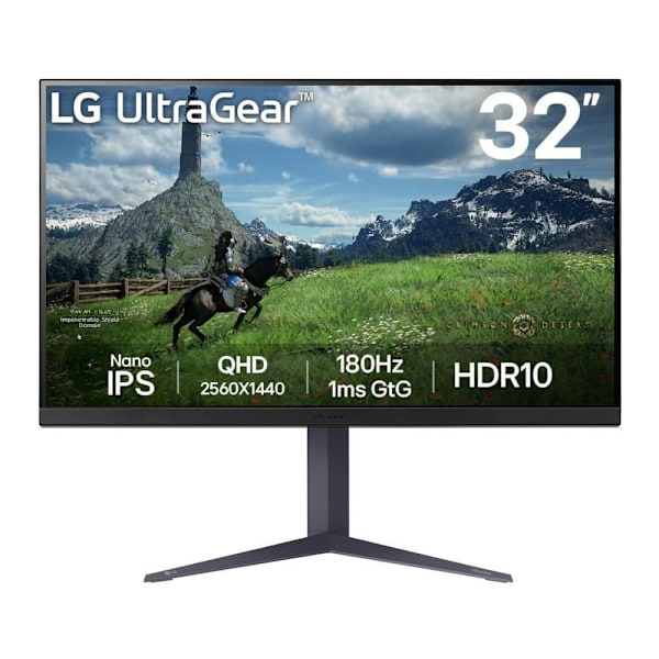 Lg Ultragear 32gs85q-b 32´´ Qhd Ips Led 180hz Pelinäyttö musta