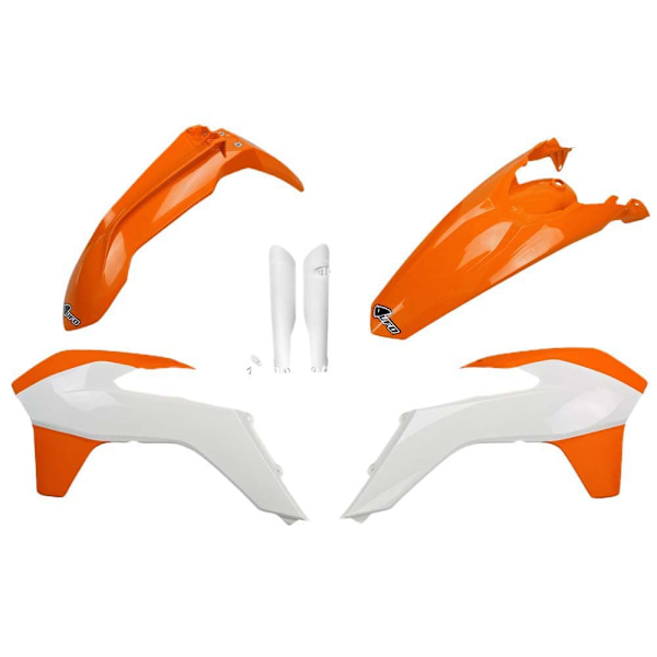 Ufo Plastsæt Ktm Exc/exc-f 2014-2016 Ktkit516f-999w Fork Protectors &