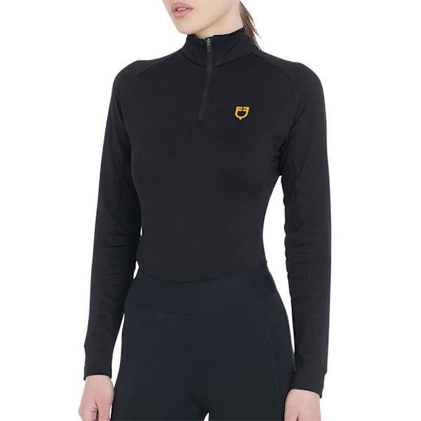 Equestro Slim Fit T-shirt Med Lång ärm  L