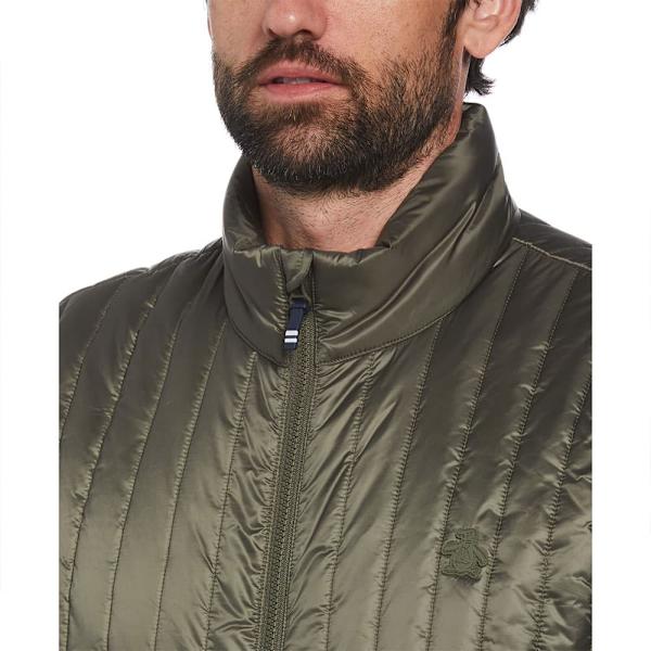 Original Penguin Rec Fill Vertical Quilted Väst Grönt M Man