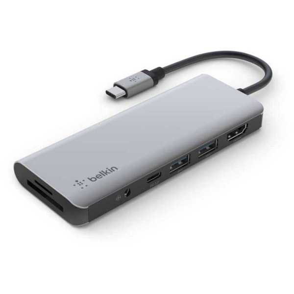 Belkin Adapter Usb C Grå