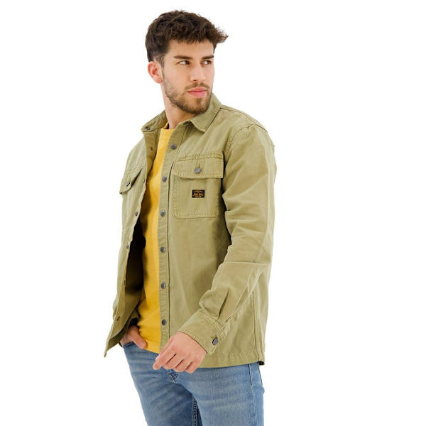 Superdry Canvas Workwear övertröja Grönt L Man
