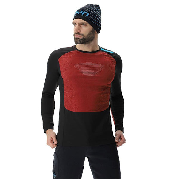 Uyn Langærmet Basislag Crossover Winter Rød,Sort XL Mand