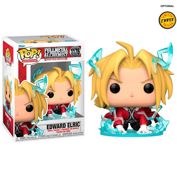 Funko Diverse Chase Figur Pop Full Metal Alchemist Edward Elric Flerfärgad
