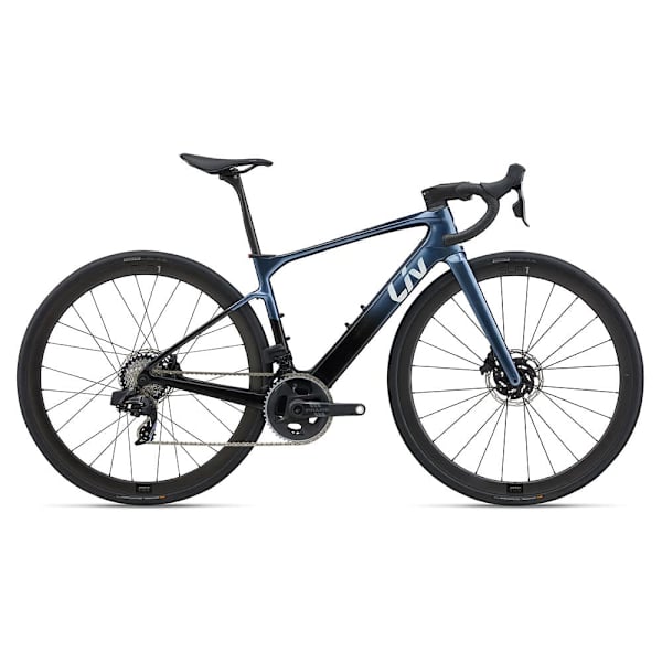 Liv Avail Advanced E+ Elite 1 Syncdrive Move+ Force Axs 2025 Elcykel Racer Silver S / 400Wh